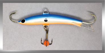 Balance Jig Hopeakala, Farbe: Blue Black-Dot Orange UV33B, 15 Gramm, Länge: 6,5 cm von The Finnsh Lure Company (Jarmo Rapala)